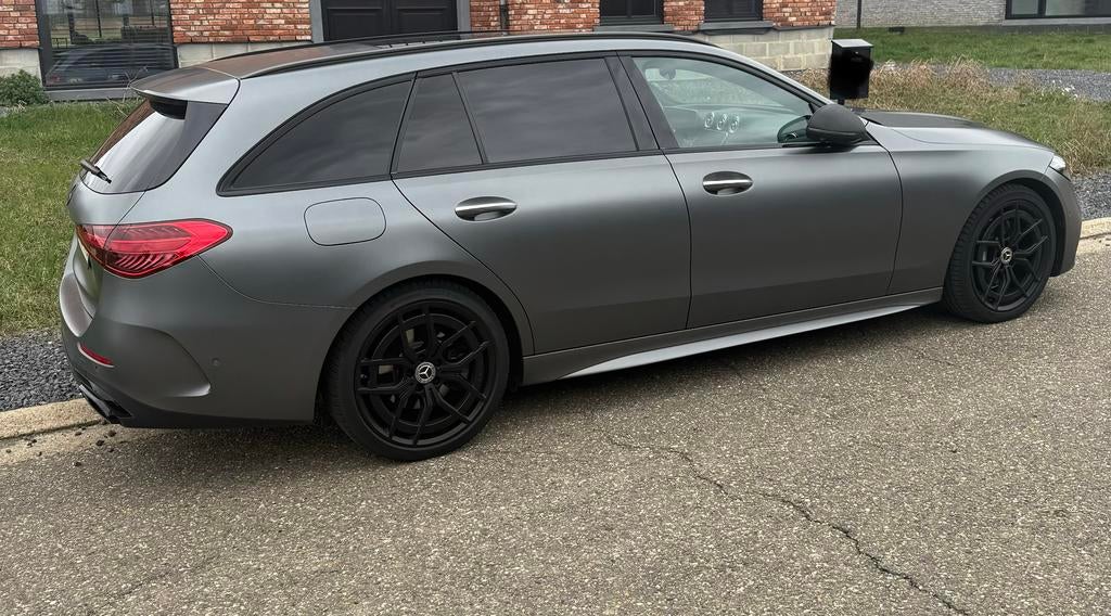 Mercedes C220 Break D AMG Line gris mat, Autos, Mercedes-Benz, Particulier, Classe C, ABS, Caméra de recul, Régulateur de distance