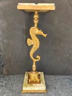 Cendrier en onyx et laiton H52cm, Enlèvement