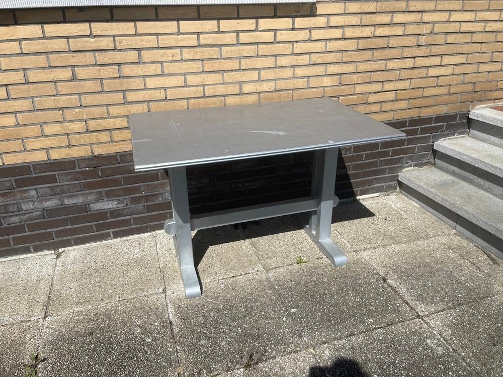 GRATIS TAFEL - Maaseik (Dorne), Huis en Inrichting, Tafels | Eettafels, Ophalen, Gebruikt, Rechthoekig