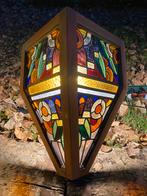 appliques murales art déco avec vitraux, Enlèvement, Utilisé, Verre