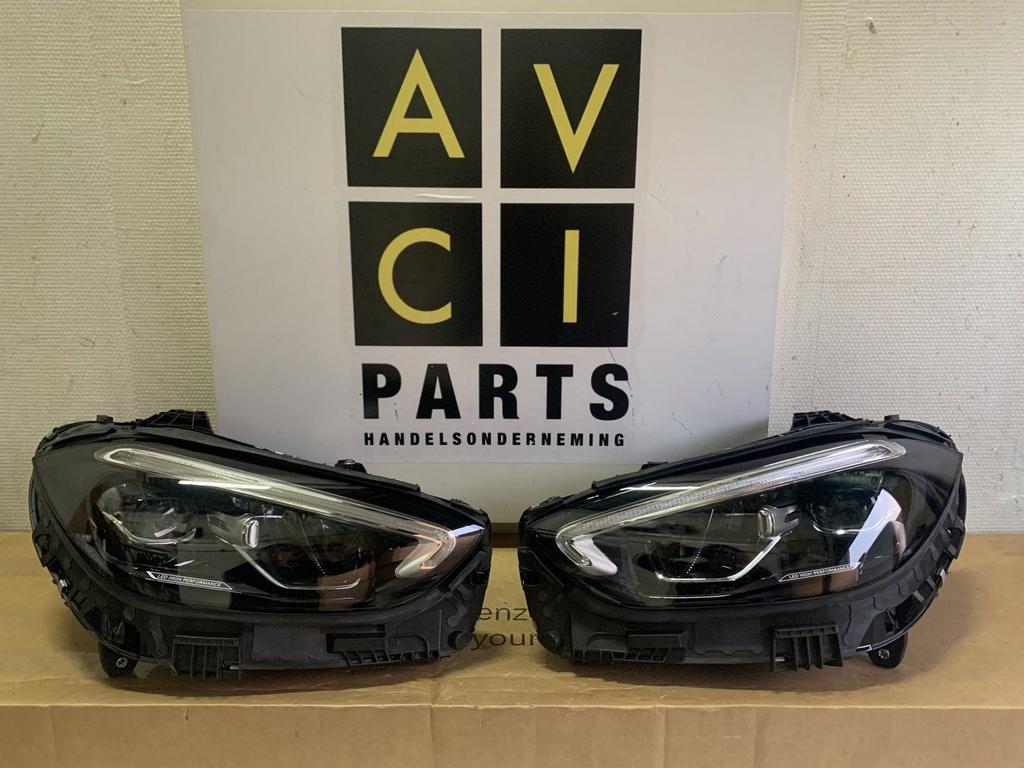 Koplamp SET Mercedes C klasse W206 full led Links rechts, Gebruikt, -, Ophalen of Verzenden, -