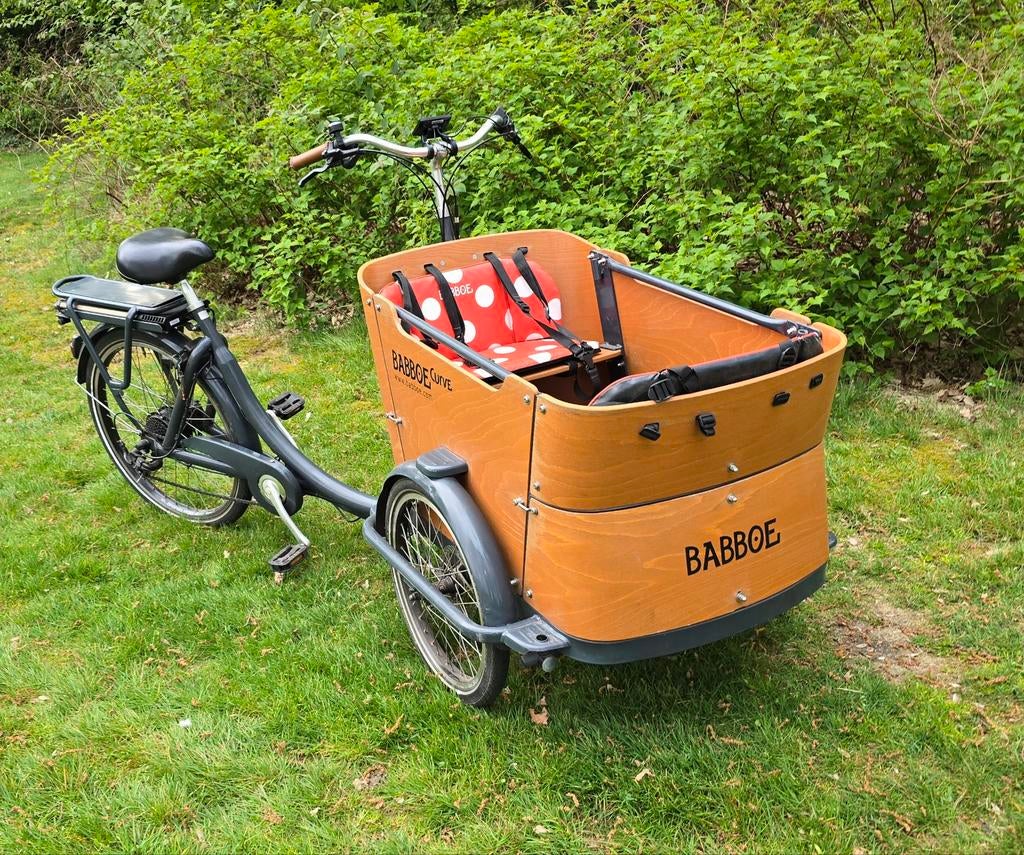 NETTE GEKEURDE BABBOE CURVE ELEKTRISCHE BAKFIETS, Tuin en Terras, Tuinhuizen, Ophalen
