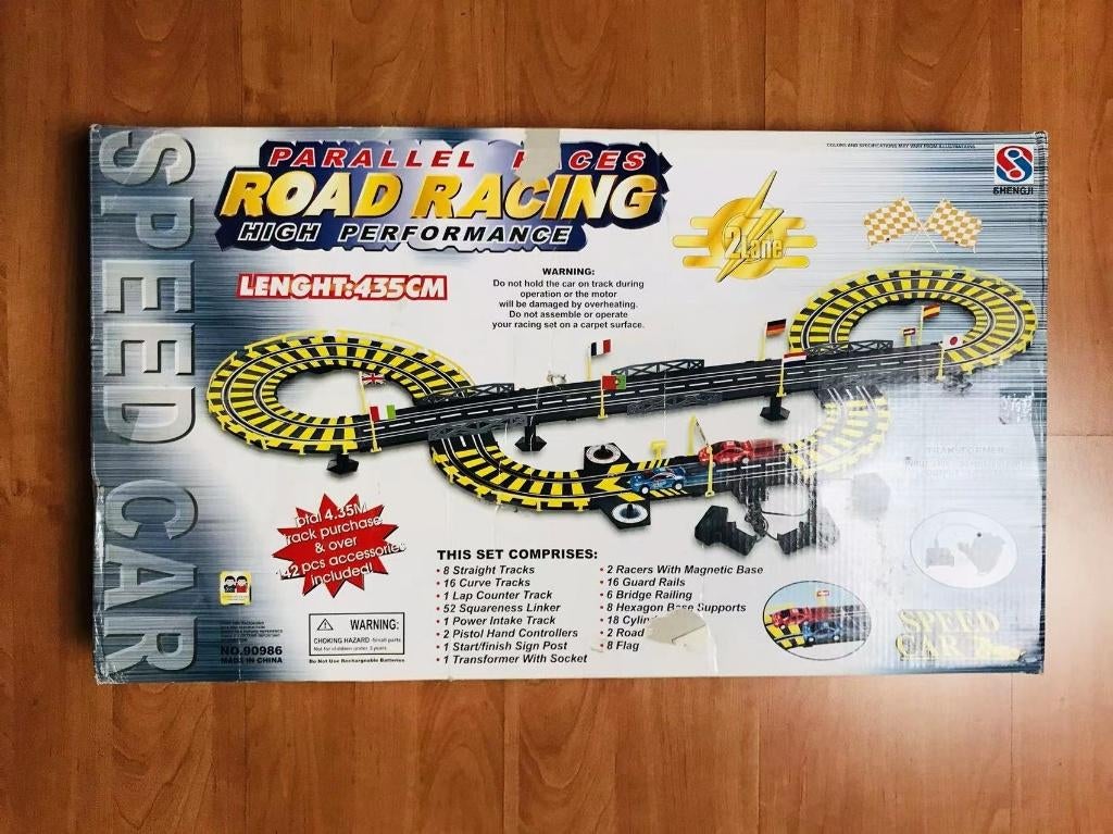 Circuit de Course 2 Voitures, Ophalen, Zo goed als nieuw, Racebaan