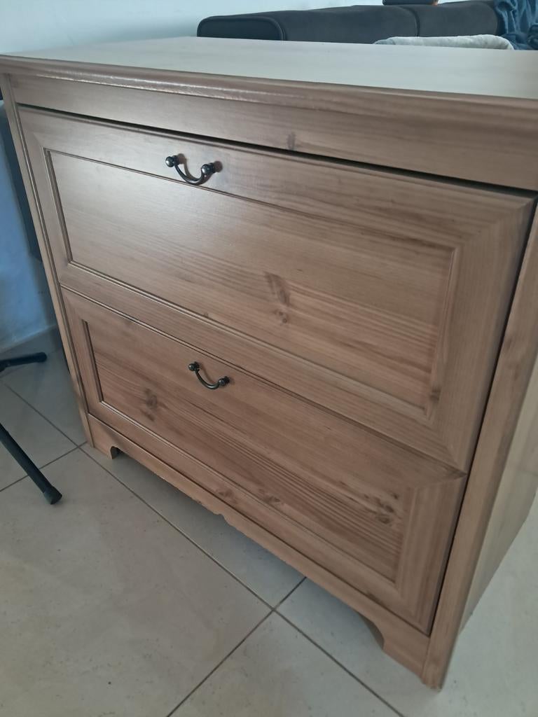 Commode ikea, brun, Maison & Meubles, Armoires | Armoires à chaussures, Enlèvement