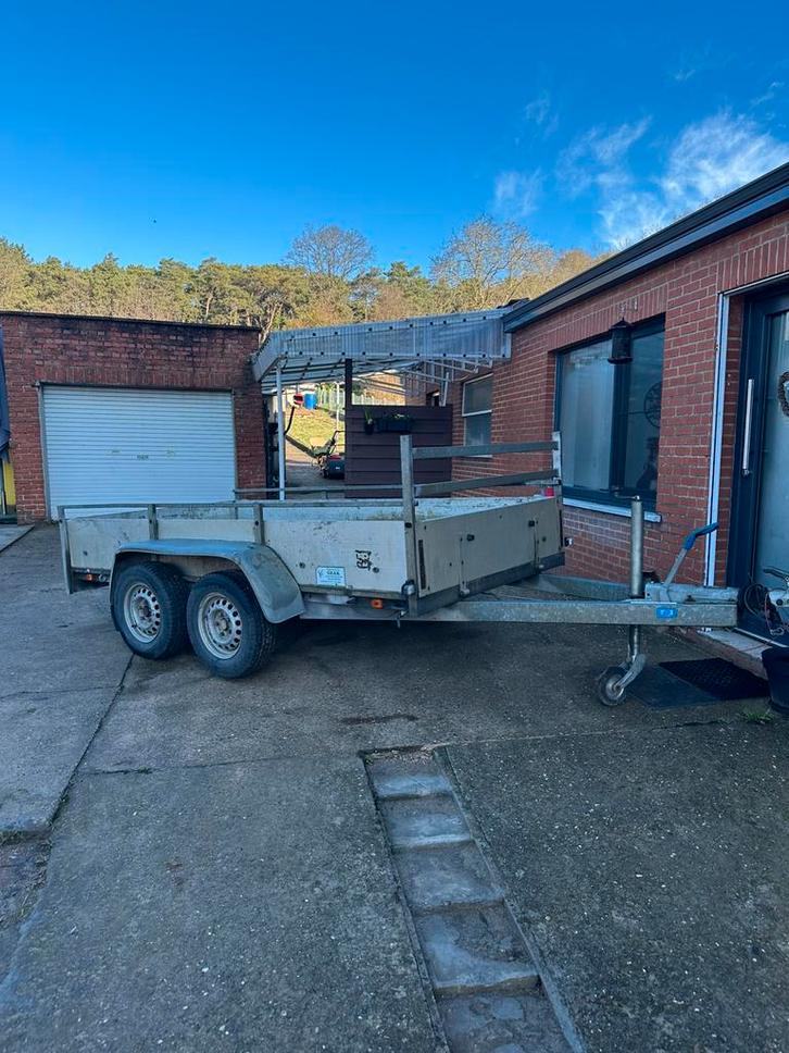 Dubbelas, Auto diversen, Aanhangers en Bagagewagens, Gebruikt, Ophalen