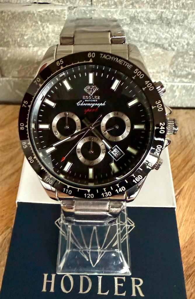 HODLER ZENITH SPORT CHRONO TWV379€! 💯%NIEUW!, Handtassen en Accessoires, Sporthorloges, Nieuw, Ophalen of Verzenden