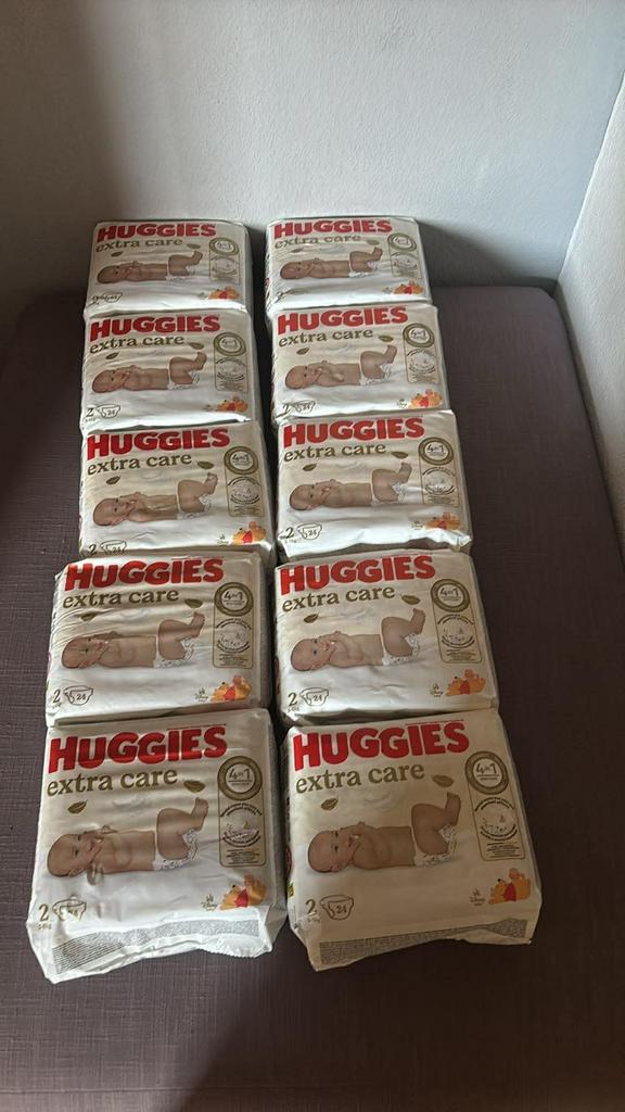 10 pakken Pampers huggies maat 2, Kinderen en Baby's, Ophalen, Nieuw