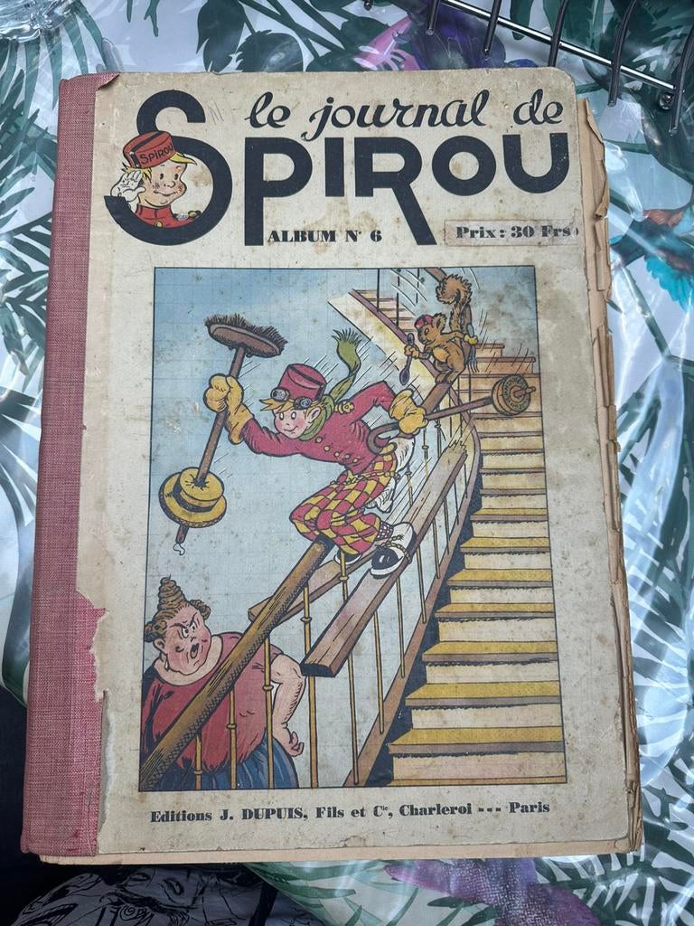 Ancien livre le journal de Spirou Dupuis 1940, Boeken, Tijdschriften en Kranten, Ophalen of Verzenden, Zo goed als nieuw, Krant