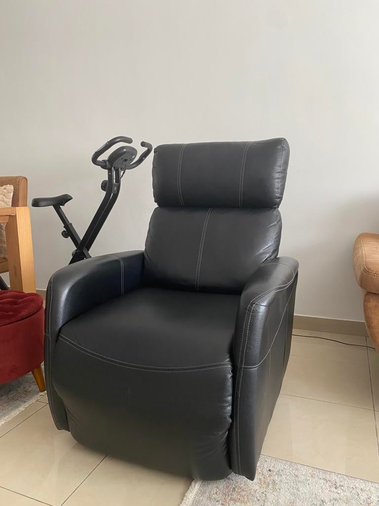 Leren relaxed zetel, Enlèvement, Comme neuf