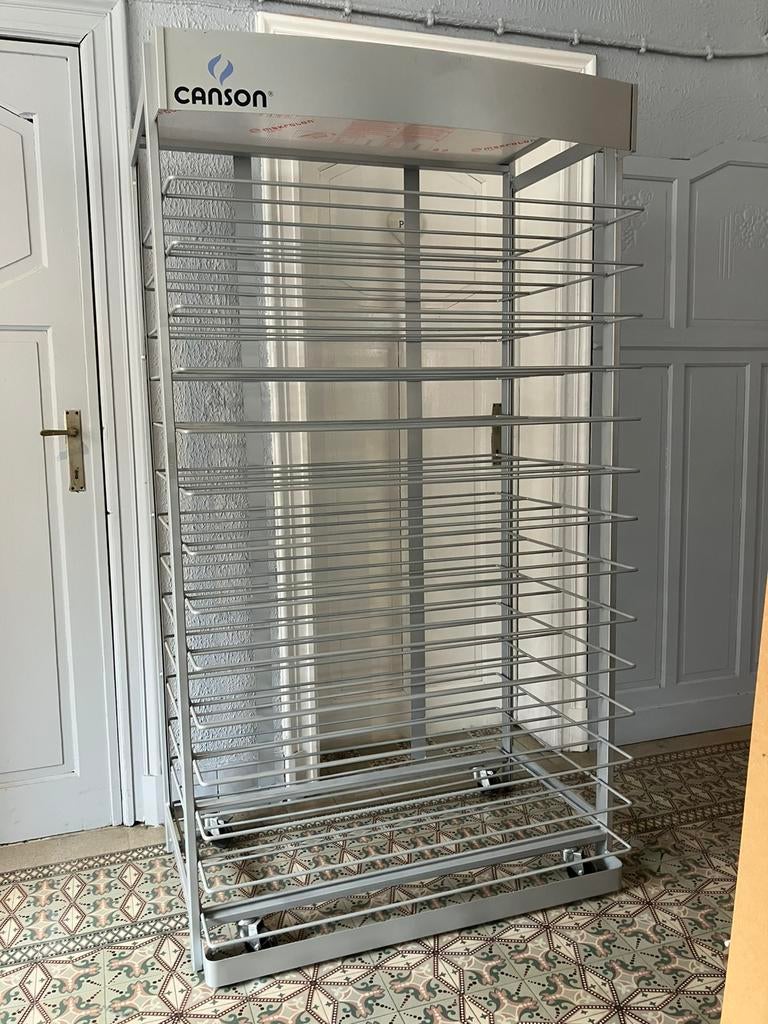 Présentoir à papier Canson – sur roulettes, Articles professionnels, Enlèvement