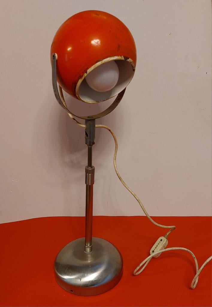Vintage lampe de bureau Space âge, Enlèvement ou Envoi, Moins de 100 cm, Utilisé, Space âge
