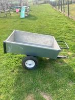 Kiepwagen zitmaaier, Enlèvement, Comme neuf, Bac de ramassage