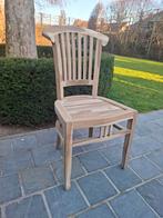 Chaises en teck massif. 6 pièces en stock. Aérogommé., Enlèvement ou Envoi, Bois