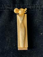 Givenchy vintage broche van goudkleurig metaal, Ophalen of Verzenden