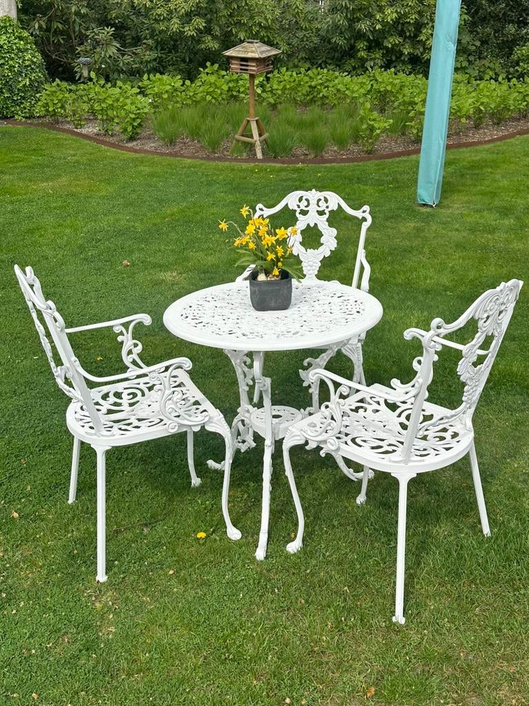 Bistro set, Tuin en Terras, Ophalen, Zo goed als nieuw