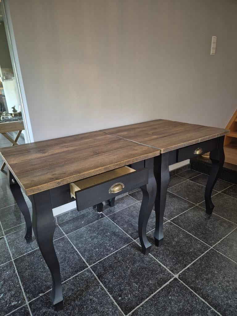 Landelijke tweelingtafeltjes, Maison & Meubles, Tables | Tables à manger, Enlèvement