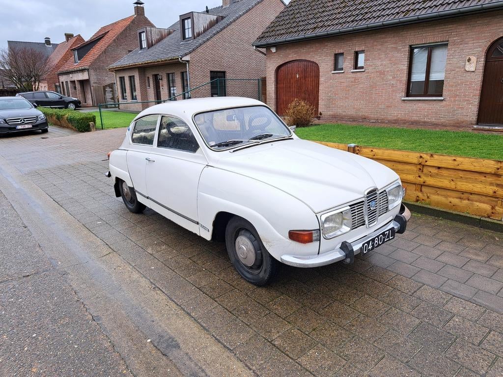 Saab 96 v4 1973, Auto's, Oldtimers, Particulier, Saab, Ophalen