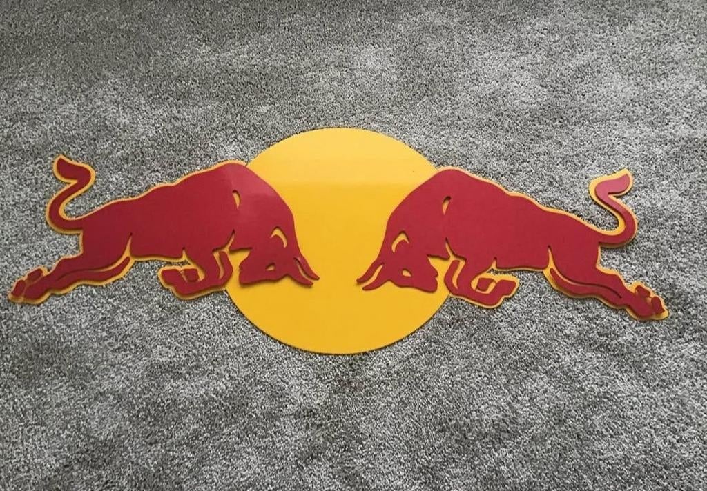 Mooie grote metalen Red Bull reklame, mancave waardig, Huis en Inrichting, Ophalen