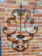 Décoration murale avec porte-pot de fleurs en fer rouillé, Jardin & Terrasse, Enlèvement