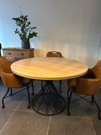 ronde eettafel, Huis en Inrichting, Tafels | Eettafels, Ophalen, Zo goed als nieuw