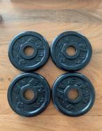 Plaques de poids en fonte de 4 kg, Enlèvement, Utilisé, Plaques d'haltères
