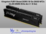 Kingston FURY Beast DDR5 16 Go 5600 MT/s CL36 (2 x 8 Go), Informatique & Logiciels, Mémoire RAM, Neuf, Enlèvement ou Envoi, Desktop
