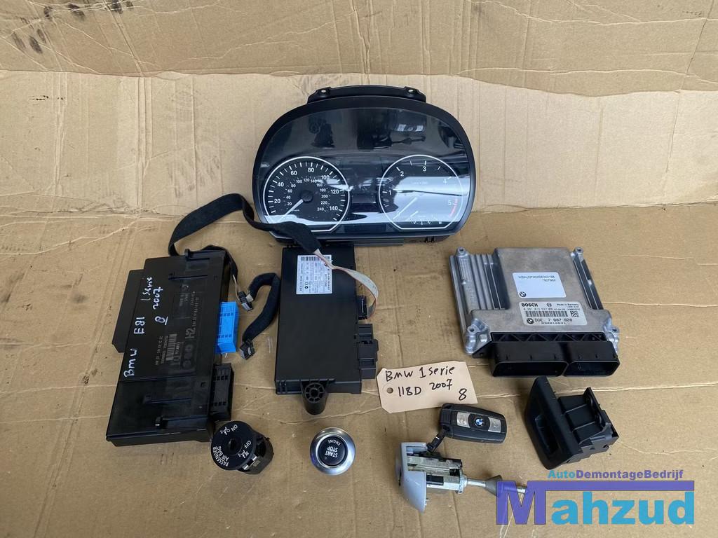 BMW 1 SERIE E87 Contactslotset met ecu compleet startset, Autos : Pièces & Accessoires, Électronique & Câbles, BMW, Utilisé