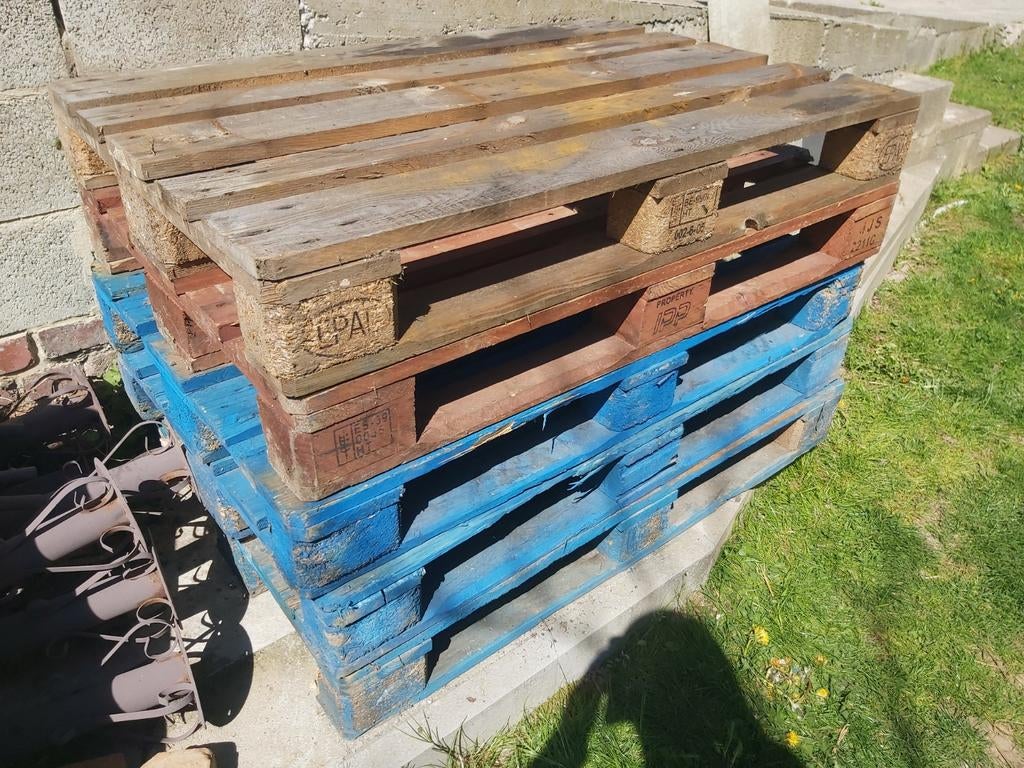 5 Euro palettes, Enlèvement