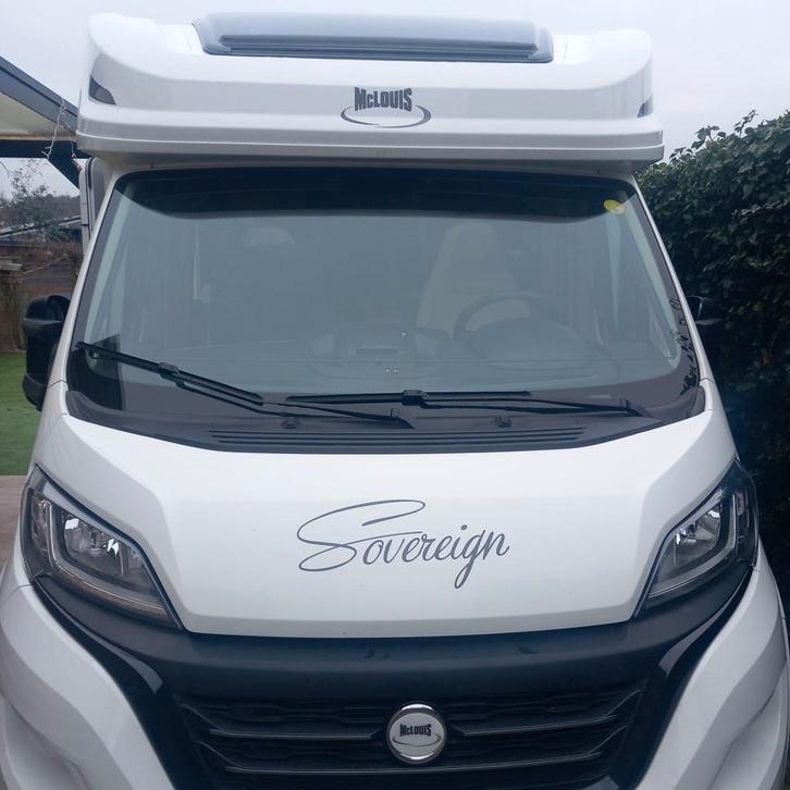 Mc Louis Sovereign 481 met centraal bed, Caravanes & Camping, Camping-cars, Particulier, jusqu'à 4, Semi-intégral, McLouis, Fiat