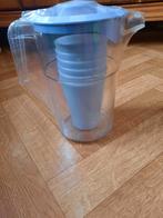 nieuw pvc set karaf en 6 bekers assortie, Huis en Inrichting, Ophalen of Verzenden, Nieuw, Glas