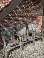 Teak stoelen, Tuin en Terras, Ophalen, Gebruikt