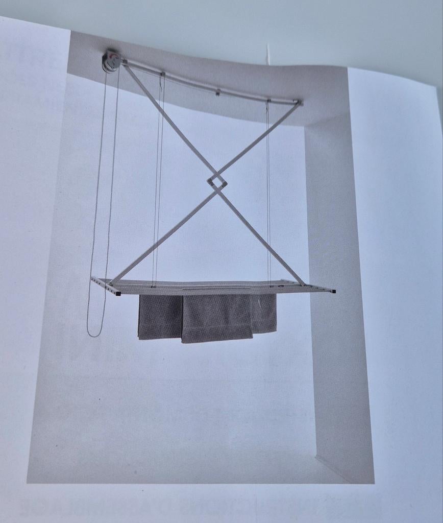 Séchoir de plafond pliable peu encombrant (NOUVEAU), Maison & Meubles, Salle de bain | Linge de bain & Accessoires, Neuf, Enlèvement ou Envoi