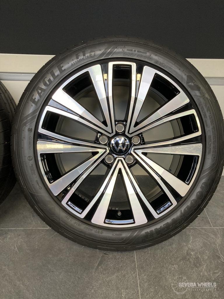 18” originele Volkswagen Arteon velgen + banden 5x112   3G8, 18 inch, -, -, Banden en Velgen