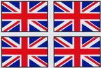 Union Jack [Engelse vlag] stickervel #3, Verzenden