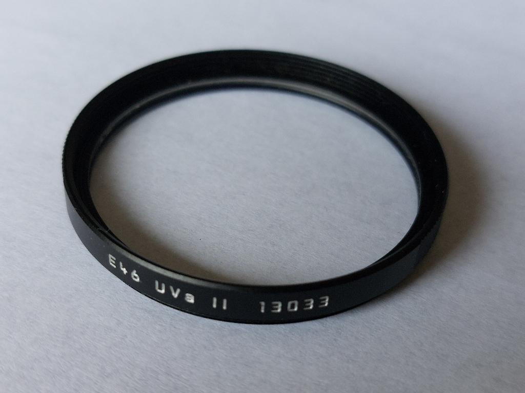 Filtre Leica Leitz UVa II, E46, Enlèvement, Comme neuf, Filtre UV, Autres marques