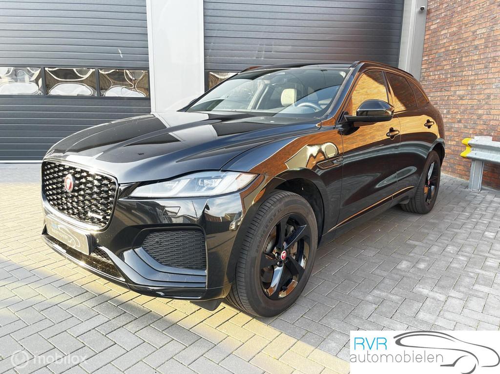 Jaguar F-Pace 2.0 P400e PHEV R-Dynamic Black, Autos, Jaguar, Cuir, Achat, Carnet d'entretien, Noir