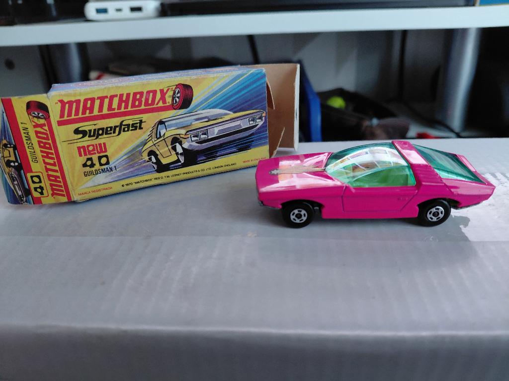 Matchbox 40d Guildsman type "H" doos Nmint, Hobby en Vrije tijd, Modelauto's | Overige schalen, Zo goed als nieuw, Auto, Ophalen of Verzenden