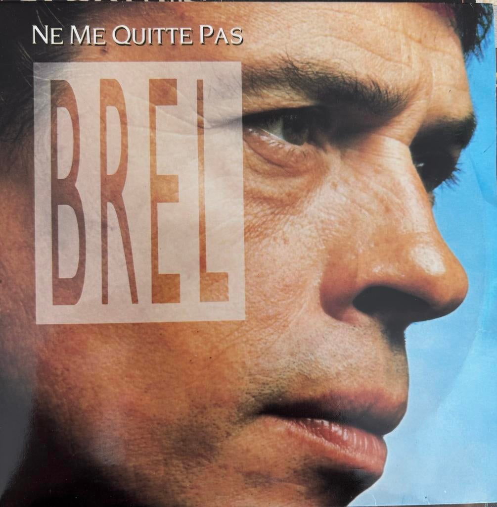Jacques Brel - Ne me quitte pas (1972) - L’enfance (1973), Cd's en Dvd's, Vinyl Singles, Ophalen of Verzenden, Zo goed als nieuw