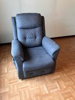 Fauteuil réglable électrique en tissus, Maison & Meubles, Enlèvement, Comme neuf, Tissus