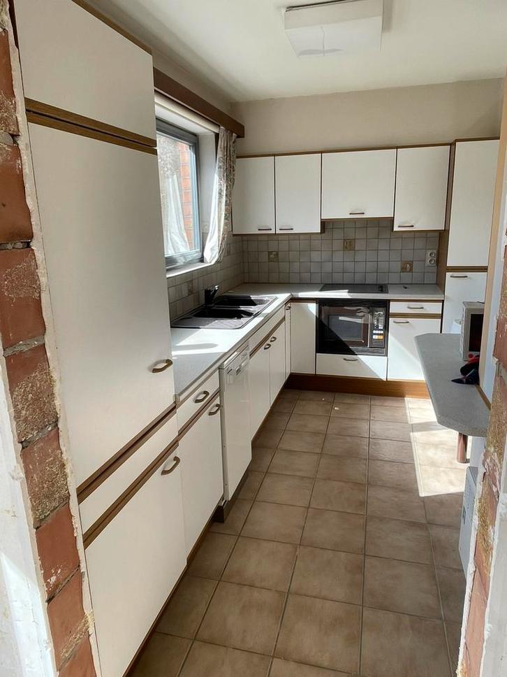 Keuken - Gratis, Huis en Inrichting, Keuken | Complete keukens, Zo goed als nieuw, Hoekkeuken, Wit, Kunststof, Ophalen