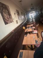 Lot table chaise banquette restaurant, Maison & Meubles, Enlèvement ou Envoi