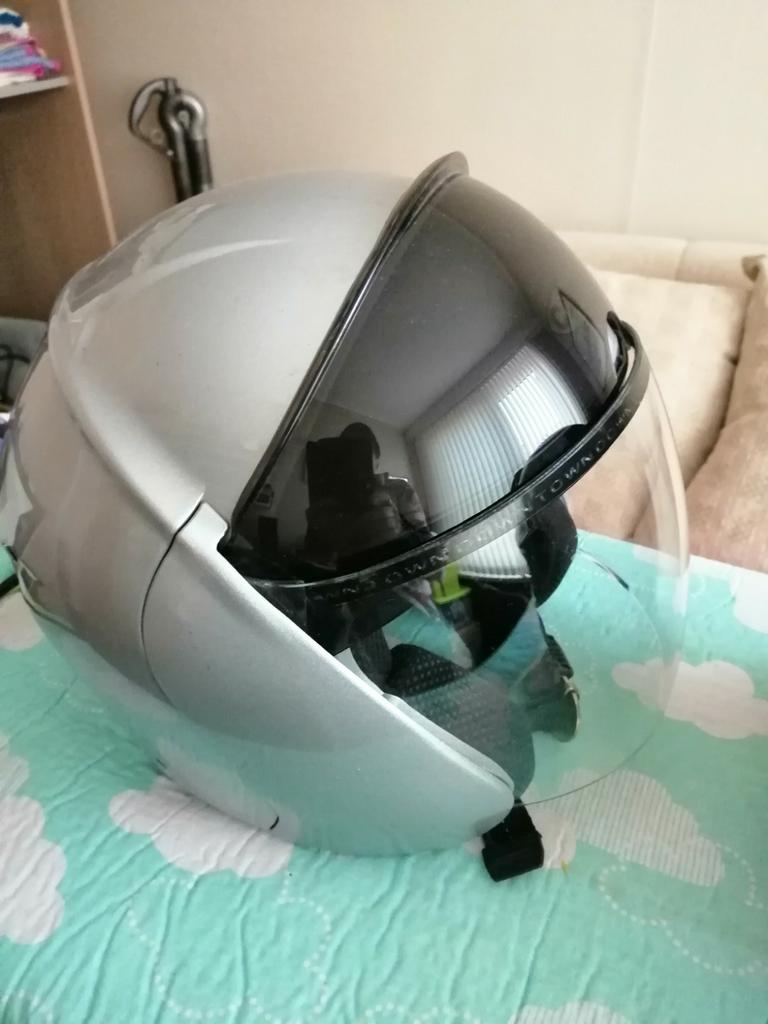 mannehelm merk caberg marge 59 60 kleurgrijs, Ophalen of Verzenden, Tweedehands