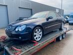 Mercedes CLK 200 automaat, Auto's, Achterwielaandrijving, Blauw, Leder, Bedrijf