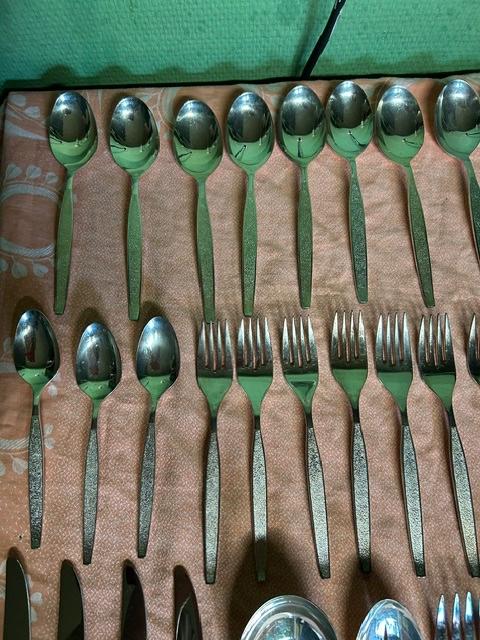 Verzilverd bestek, getekend, Antiek en Kunst, Antiek | Bestek, Ophalen of Verzenden
