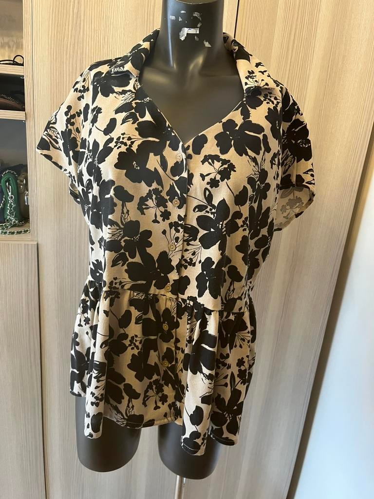 Zomerse Katoenen bloes in nieuwstaat, Kleding | Dames, Ophalen of Verzenden, Zo goed als nieuw, Maat 38/40 (M)