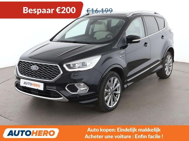 Ford Kuga 2.0 TDCi Vignale (année de construction 2017), Autos, Ford, Achat, Kuga, 4x4, ABS, Caméra de recul, Régulateur de distance