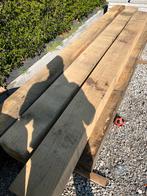 Eiken balken 20-20 op 300, 7 stuk, Tuin en Terras, Ophalen, Zo goed als nieuw, Balken