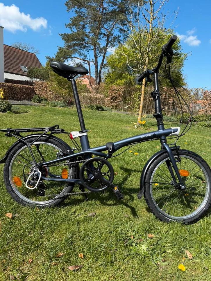 B’Twin (Decathlon) plooifiets – zo goed als nieuw, Vélos & Vélomoteurs, Vélos | Vélos pliables, Comme neuf, Vitesses, Enlèvement