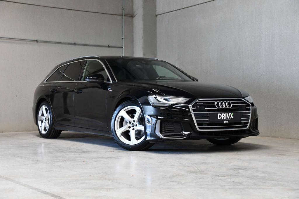 Audi A6 S-Line - Quattro - 40TDI - DAB - ACC - Trekhaak, Auto's, 1800 kg, Gebruikt, 4 cilinders, Alcantara