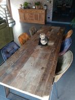 Stoffen kuipstoelen 6x, Ophalen, Grijs